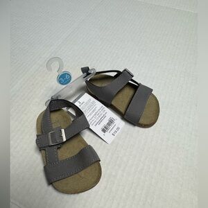 NWT Carters Gray Sandals. Size 2.